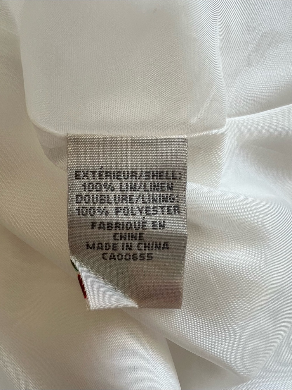 RW&CO. White Cream Crochet Trim Linen Dress - Picture 7 of 8